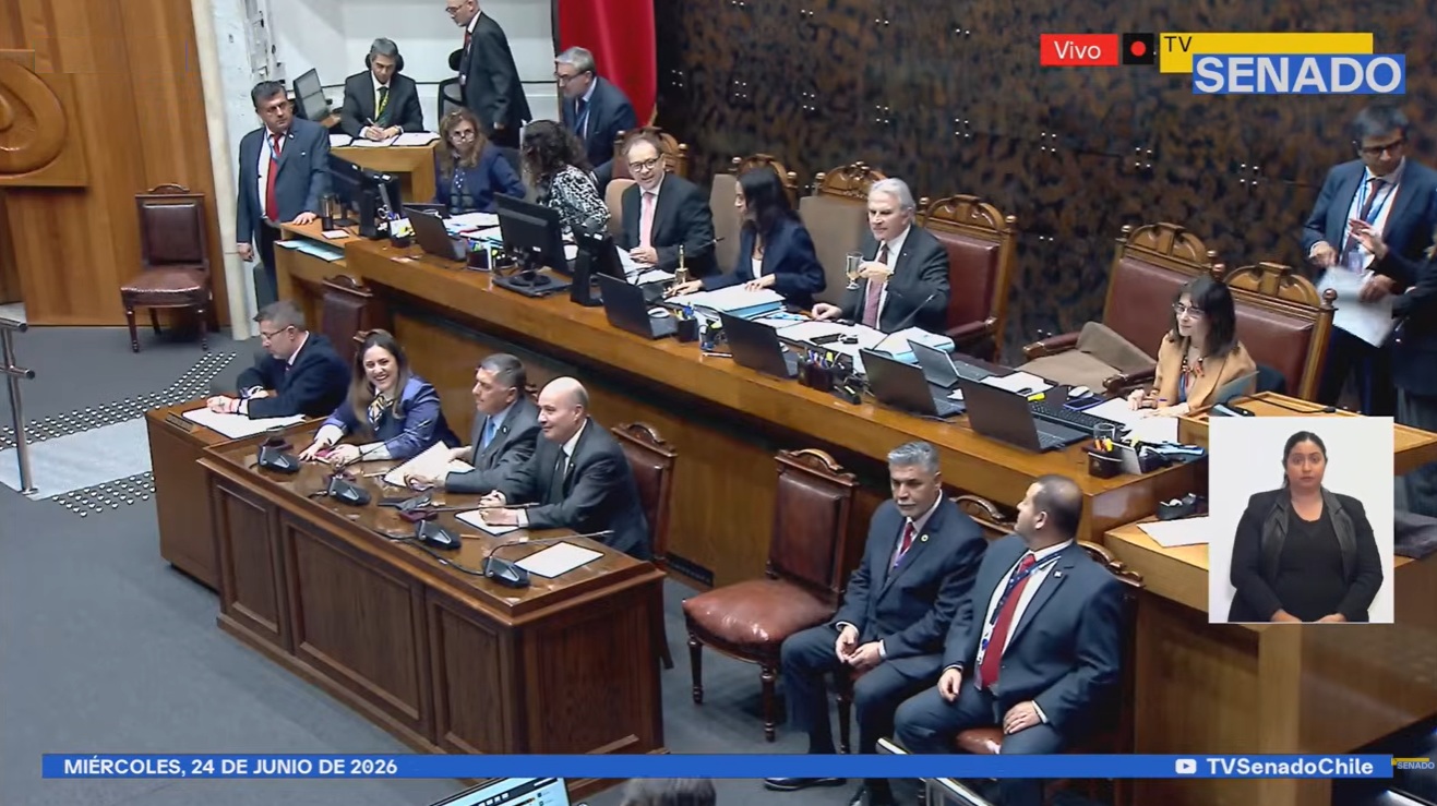 Con 26 votos a favor: Senado da luz verde a la idea de legislar el Plan de Reconstrucción  