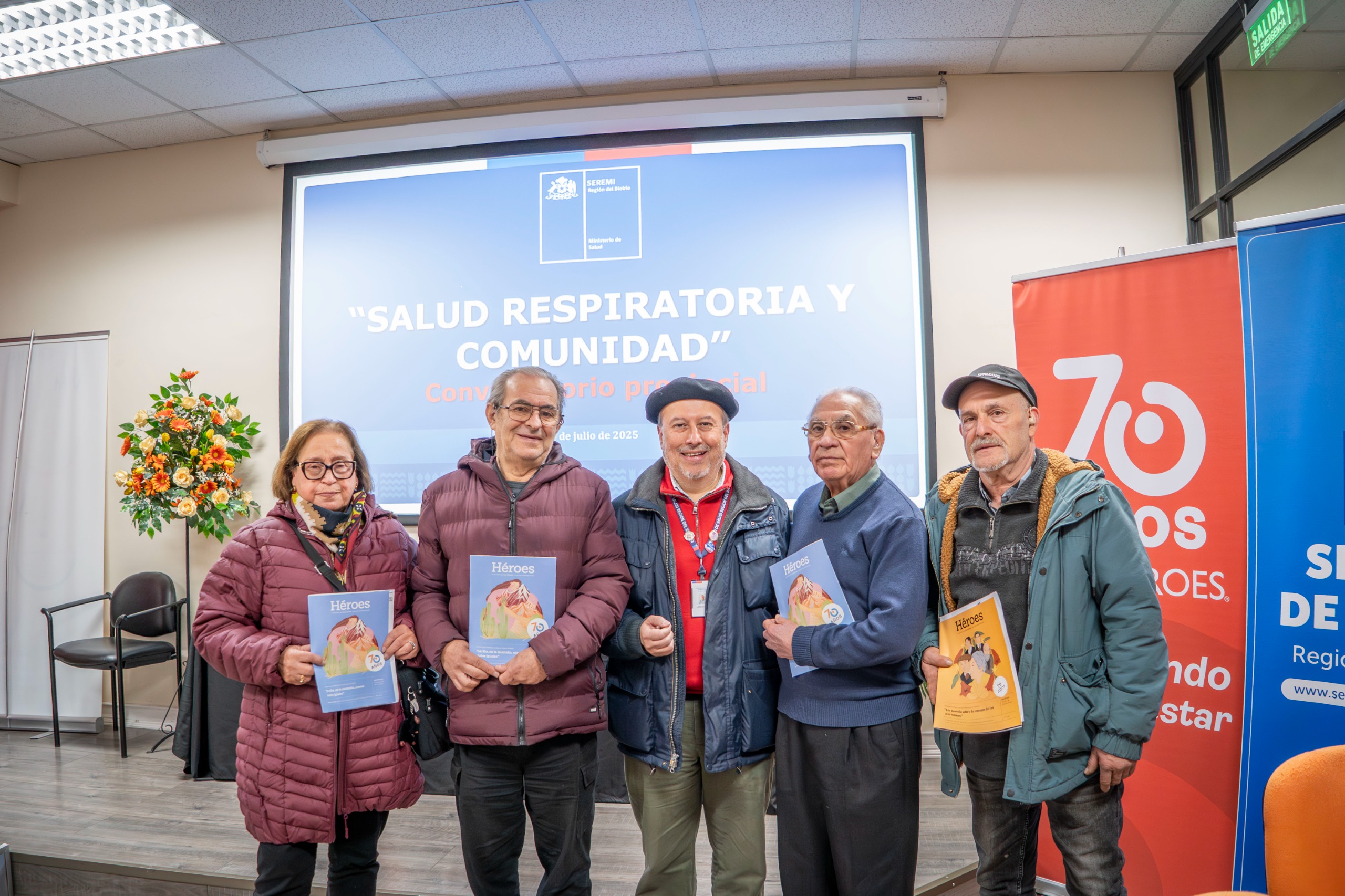 Salud Respiratoria marca conversatorio de Personas Mayores de la Provincia de Concepción
