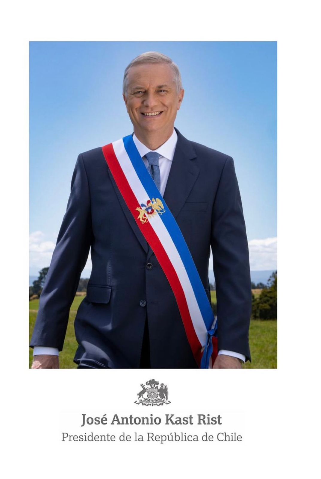 Es presentado el retrato oficial del Presidente electo José Antonio Kast