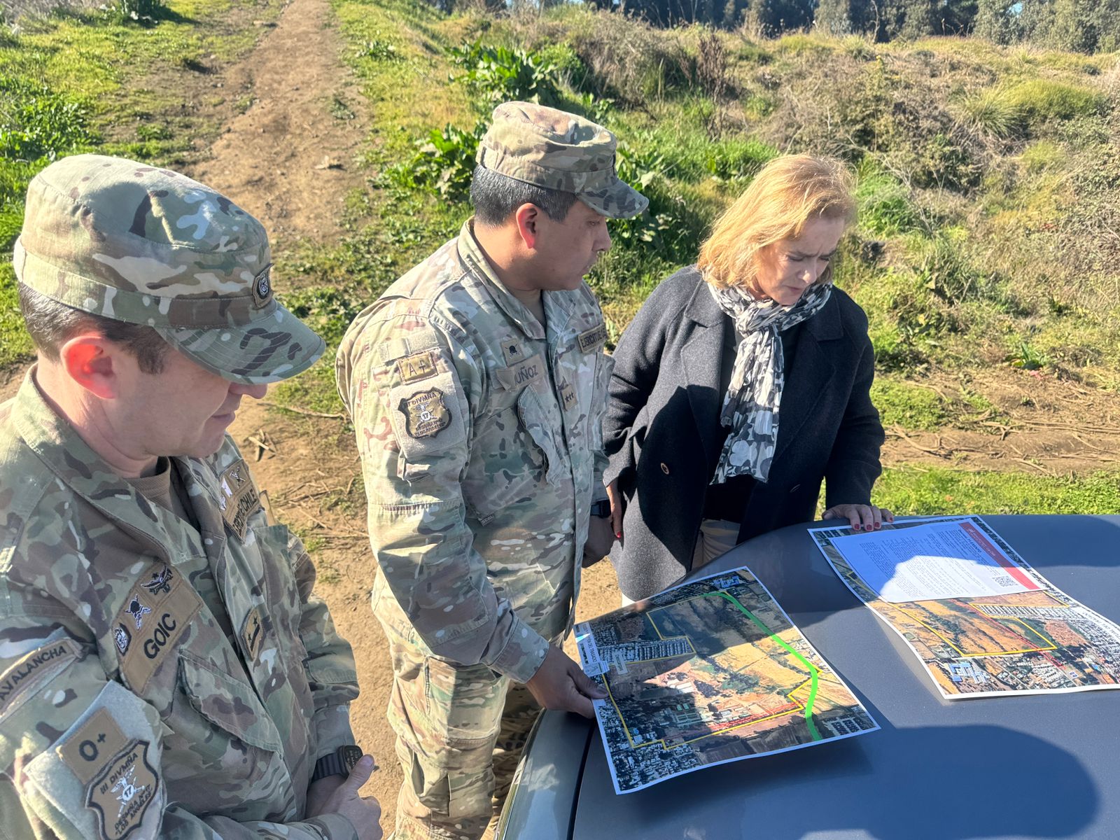Diputada Flor Weisse visita terreno del Destacamento Los Ángeles y reafirma su compromiso en lograr modificar trazado a la Circunvalación Norte