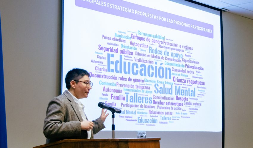70% de las mujeres identifica a la calle como un lugar donde ocurre violencia de género