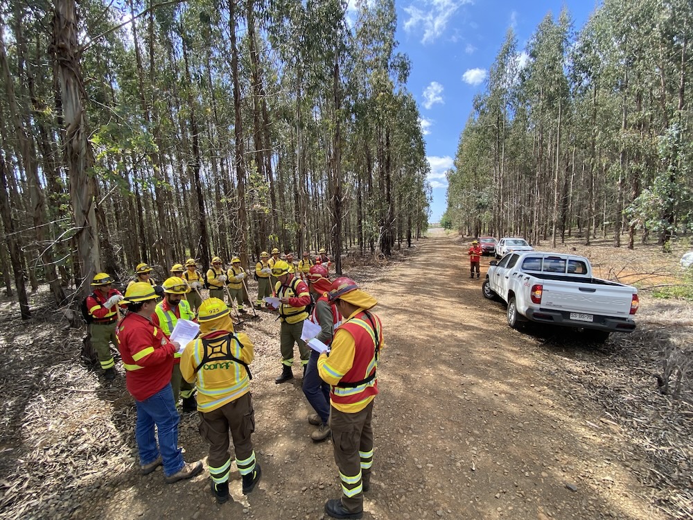 Más de 200 participantes se reunieron en Temuco para fortalecer la lucha contra los incendios