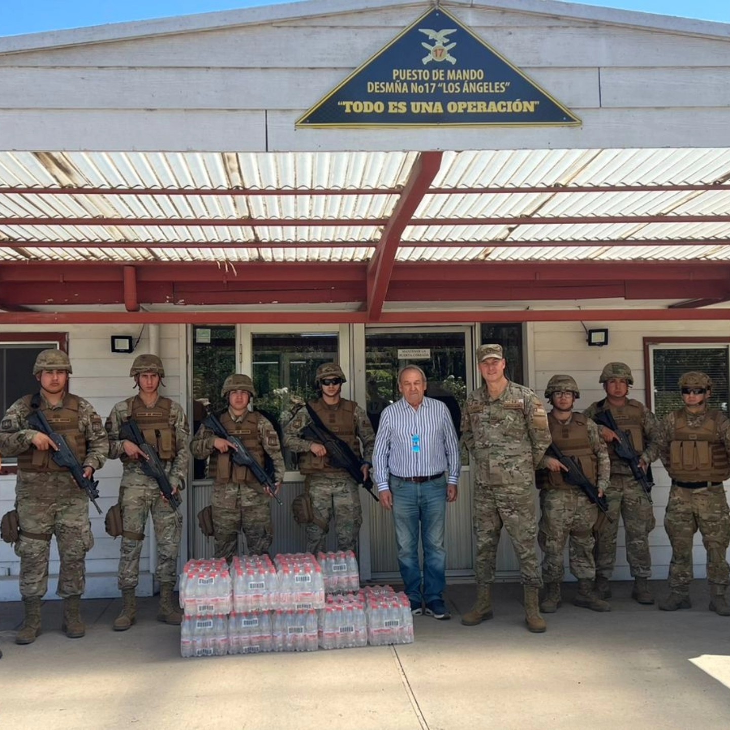 Club de Leones Los Ángeles realiza significativa donación en apoyo a soldados de la provincia