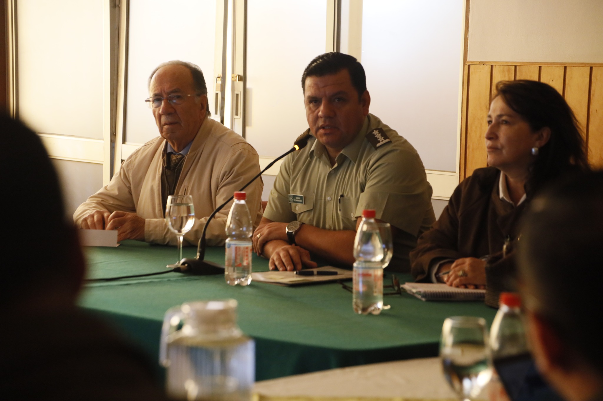 Alcalde de Los Ángeles refuerza coordinación en seguridad junto a Carabineros y otros Municipios