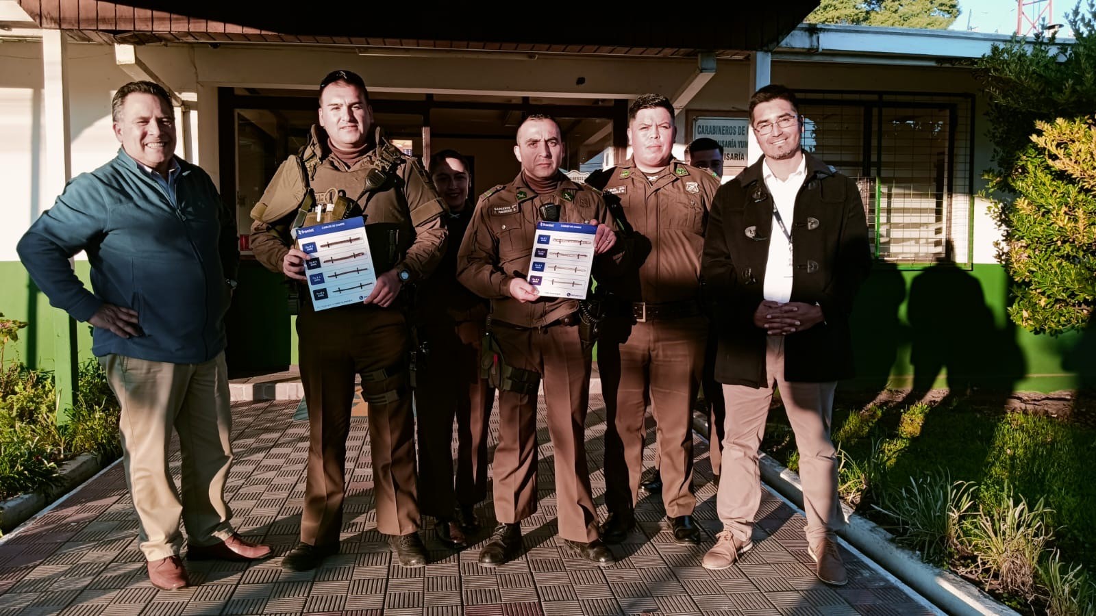 Frontel capacitó a Carabineros de Laja en el “modus operandi” del robo de cable