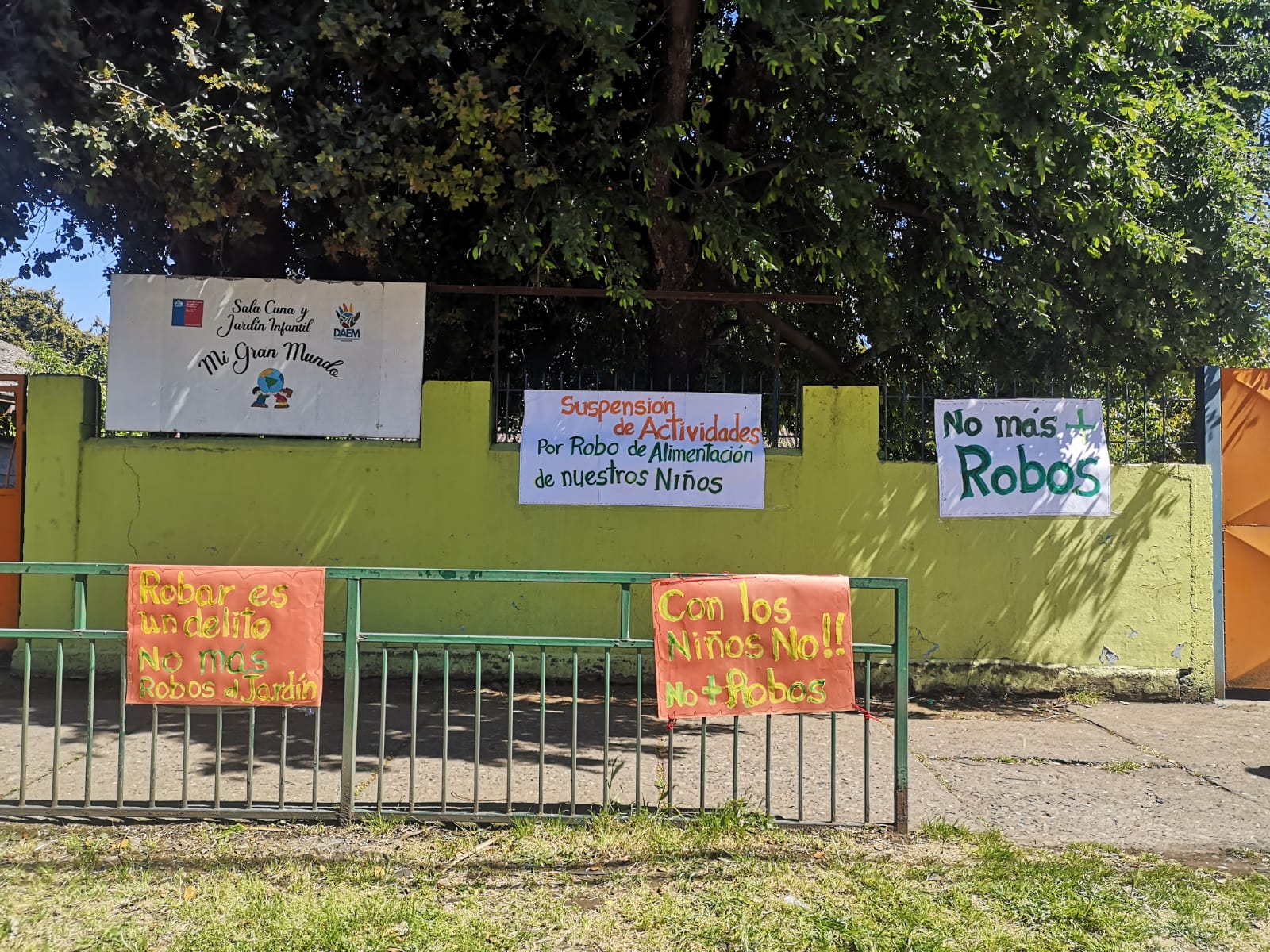 Director Nacional de JUNAEB visitó Jardín Infantil "Mi Gran Mundo de Paillihue", luego de la ola de robos.