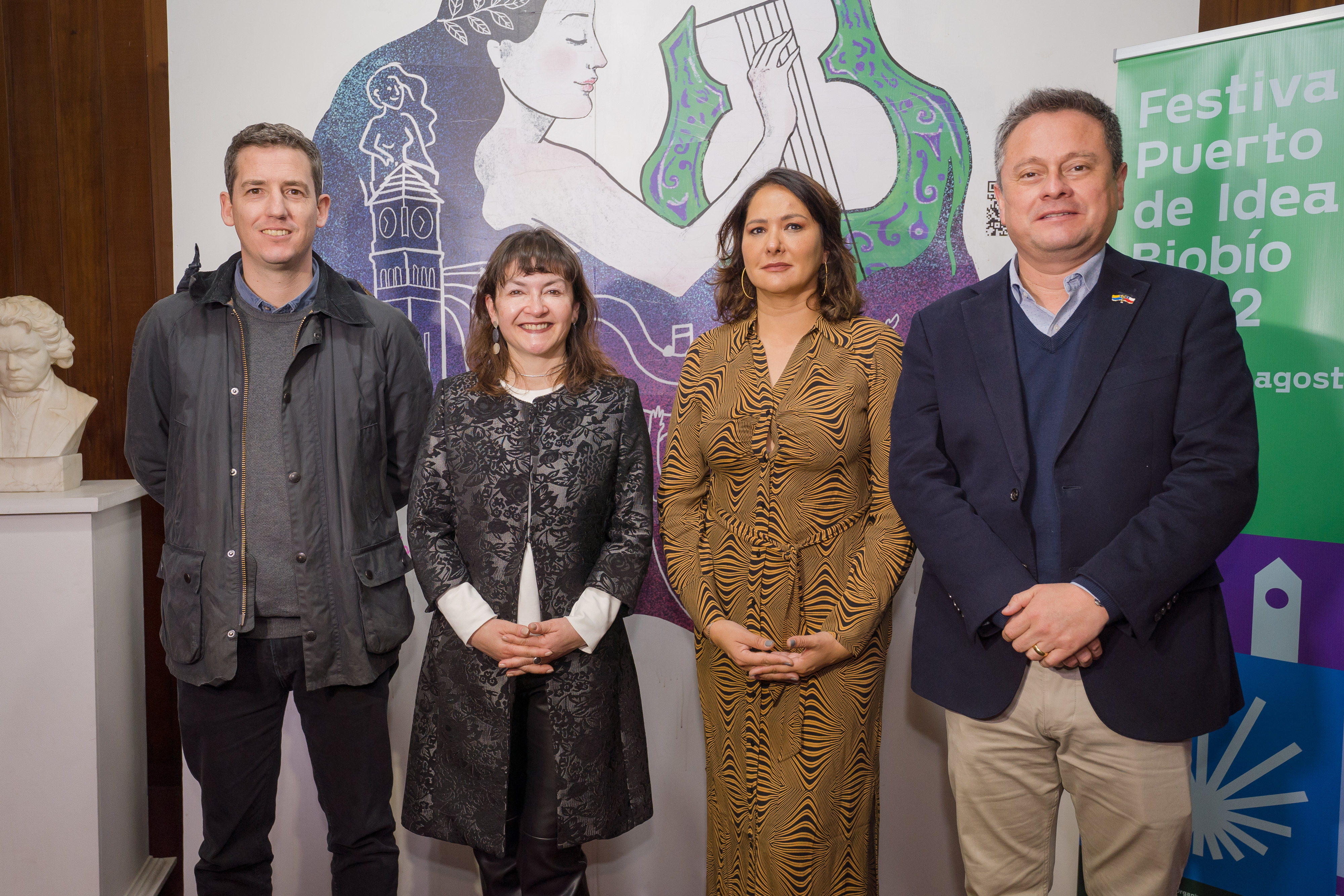 Inauguran festival Puerto de Ideas Biobío que donará un árbol por cada asistente