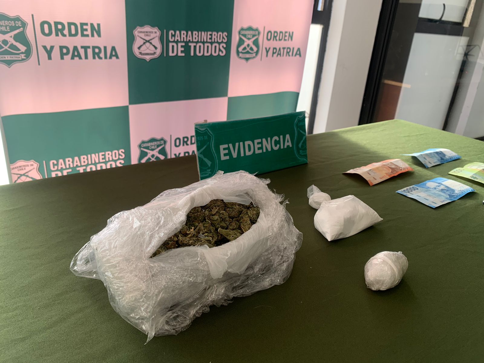 O.S.7 de Carabineros logra la detención de un imputado por Tráfico de Drogas en Mulchén