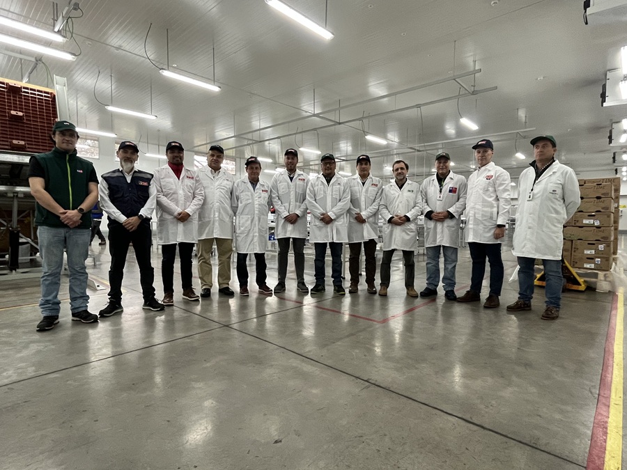 Autoridades de Coquimbo visitaron  Sitio de Inspección de Fruta en Cabrero para replicar modelo de construcción