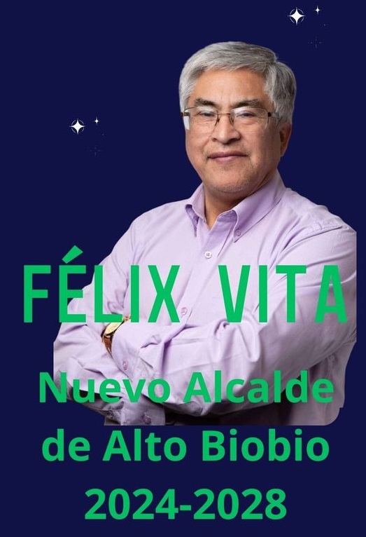 Con un 43,37 % de los votos, Felix Vita Manquepi regresa a liderar la comuna de Alto Biobío 