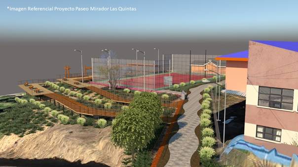 Quiero mi Barrio presenta diseño del proyecto Paseo Mirador de Nacimiento