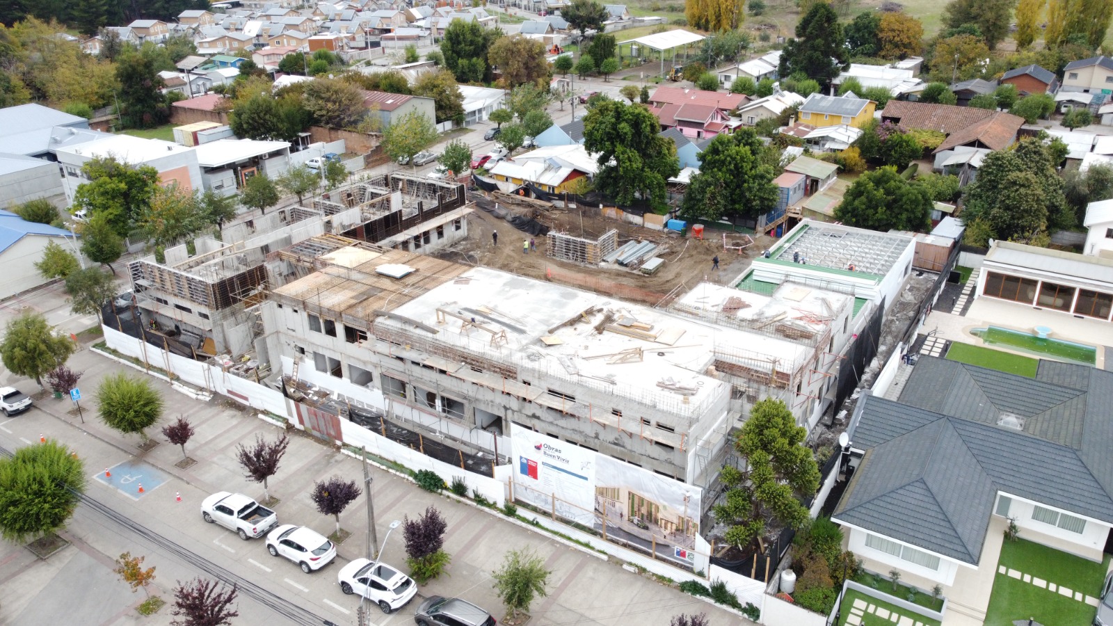 37% de Avance presentan la Construcción de la Nueva Comisaría de Carabineros de Yumbel