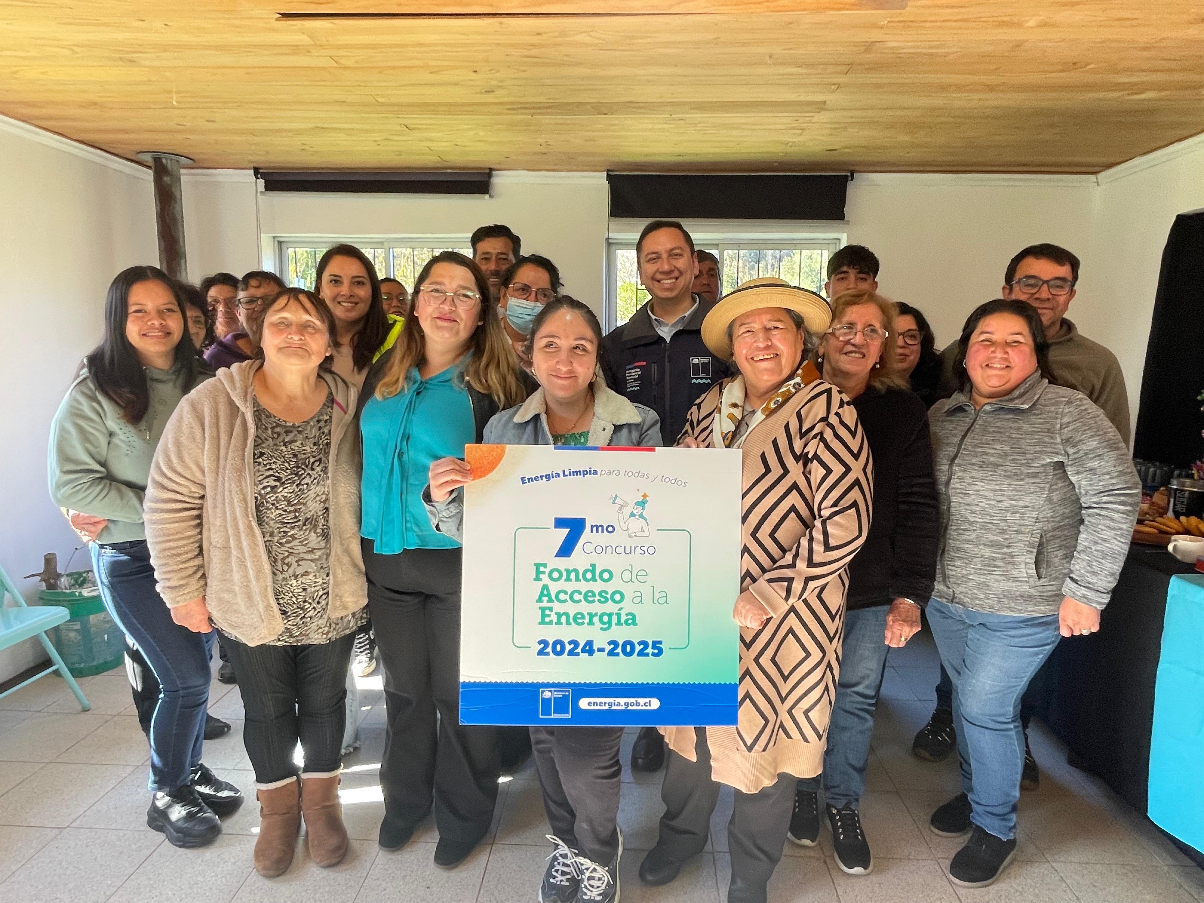 Familias de Puente Perales en Yumbel serán beneficiadas con sistema solar fotovoltaico adjudicado a su junta de vecinos