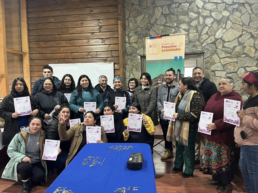 Exitoso taller de Orfebrería Pehuenche se realizó en Alto Biobío