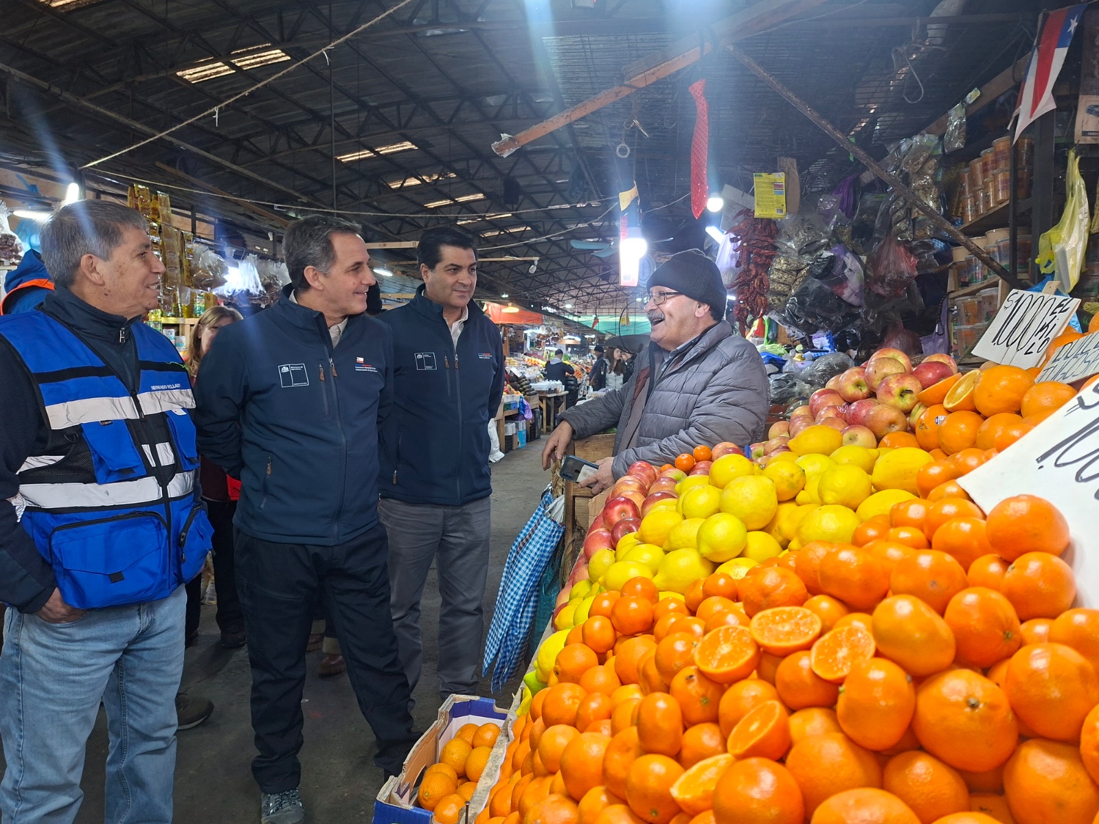 Subsecretario de Agricultura monitorea abastecimiento en Biobío por sistema frontal