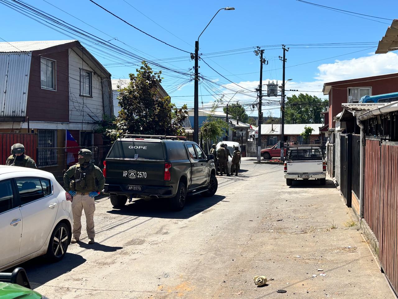 Carabineros del O.S.7 desarticula dos puntos de venta de drogas en Nacimiento y Los Ángeles: cuatro detenidos